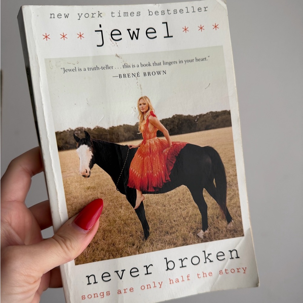 Jewel never broken book